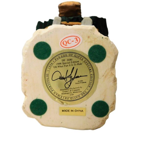 David Frykman Oh What Fun It Is To Ride Baby Bear Special Ed DF2030D Christmas - Picture 7 of 7